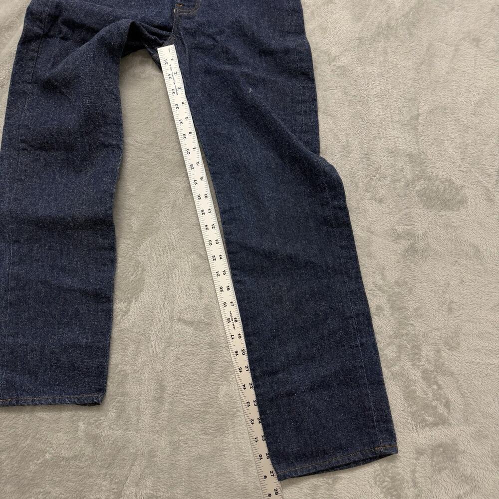 Vtg 1983 Levis 701 Jeans 26x30 (Fits 24x27.5) Blue Straight Student Fit Made USA - Picture 12 of 13